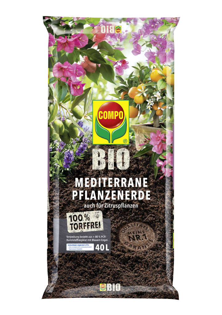 COMPO BIO Mediterrane Pflanzenerde torffrei